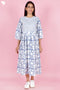 Cambric Cotton Dress With Sequins